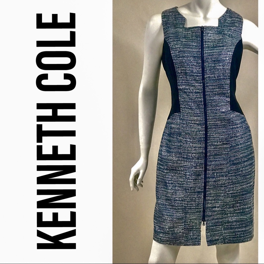 NWT Kenneth Cole Satellite Blue Dress - Size 10